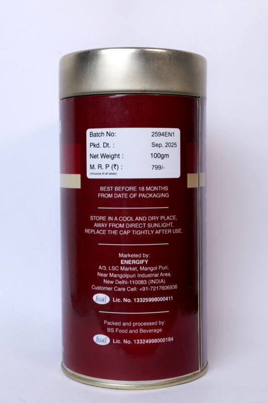 energify slim tea nutrition value