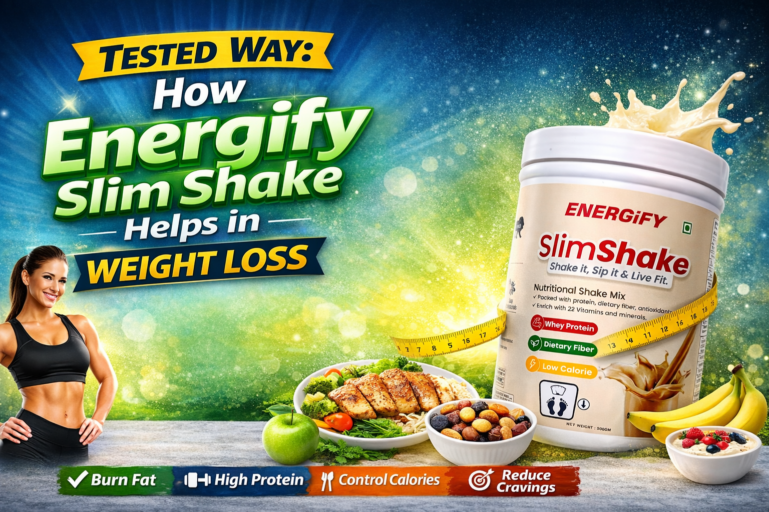 Tested Way How Energify Slim Shake Helps in Weight Loss